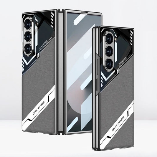 G.K.K Electroplated Sport Design Case With Front Glass for Samsung Galaxy Z Fold 6