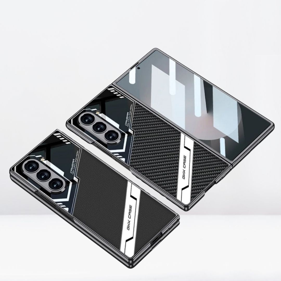 G.K.K Electroplated Sport Design Case With Front Glass for Samsung Galaxy Z Fold 6