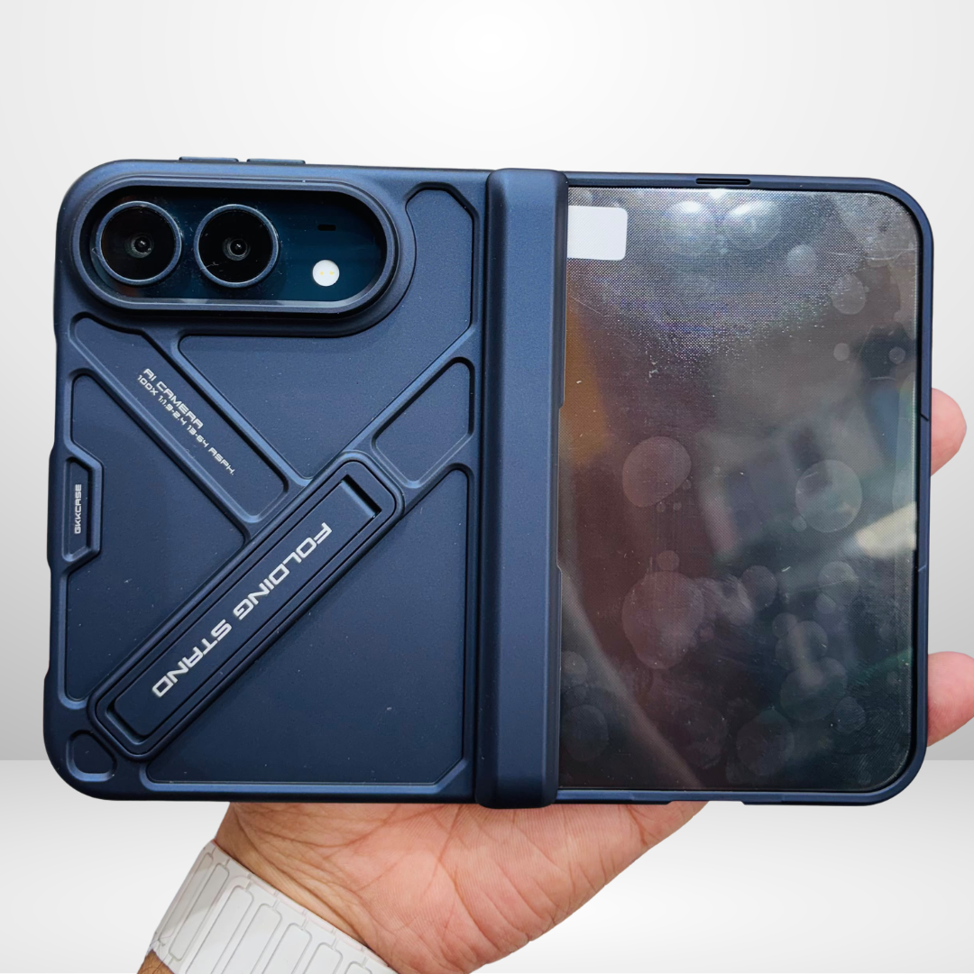 GKK Armour Case with Hinge, Stand & Front Glass for iPhone Fold Duo