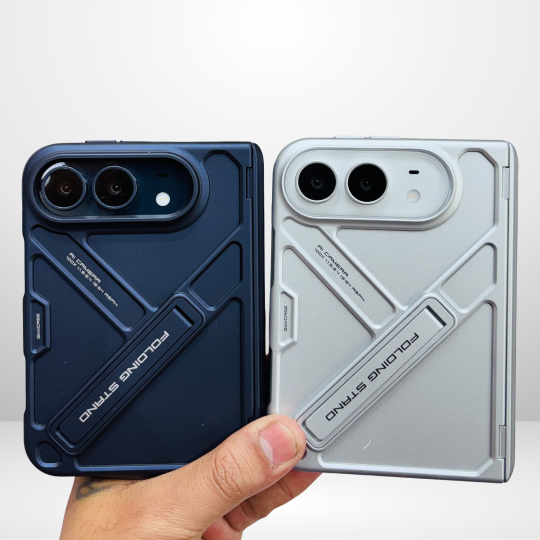 GKK Armour Case with Hinge, Stand & Front Glass for iPhone Fold Duo