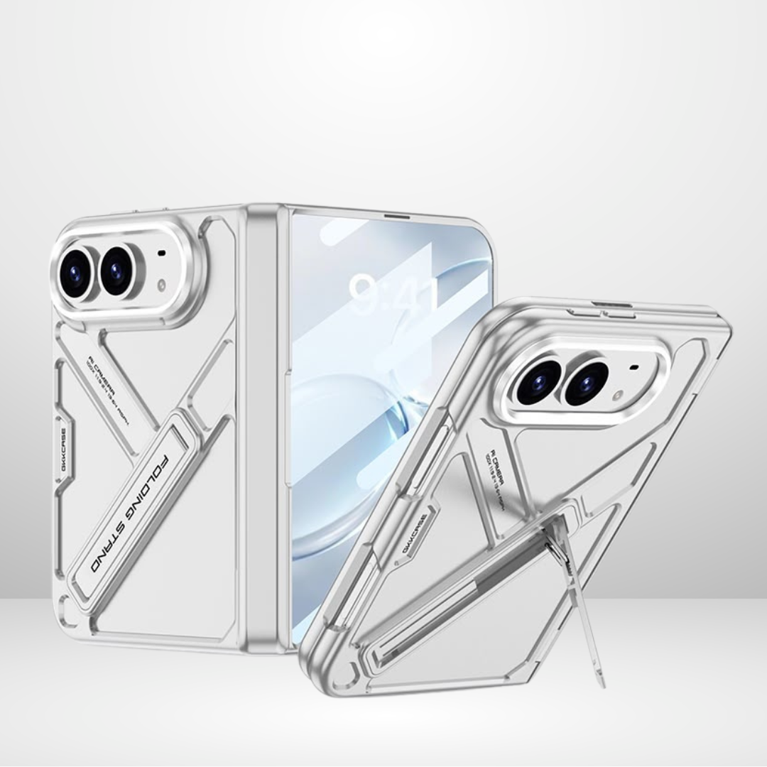 GKK Armour Case with Hinge, Stand & Front Glass for iPhone Fold Duo