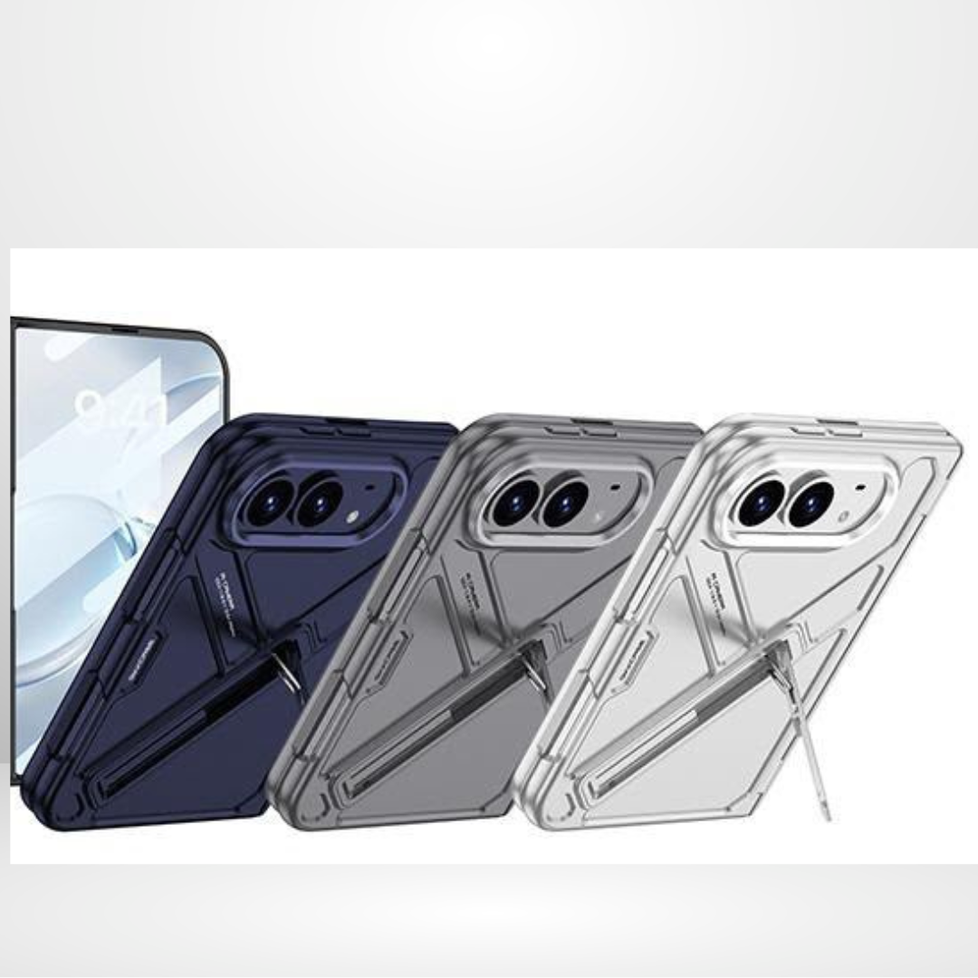 GKK Armour Case with Hinge, Stand & Front Glass for iPhone Fold Duo