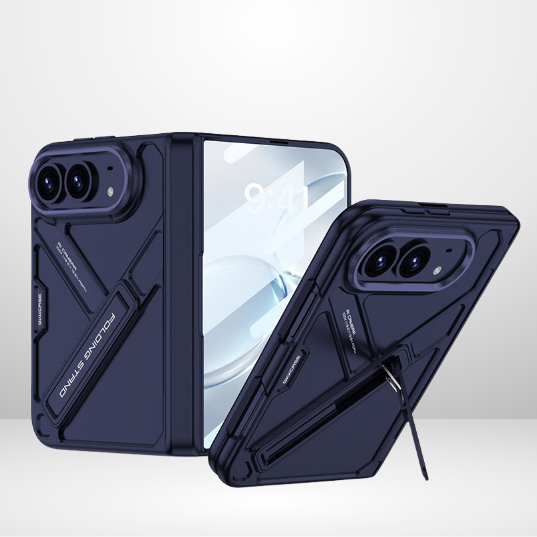 GKK Armour Case with Hinge, Stand & Front Glass for iPhone Fold Duo