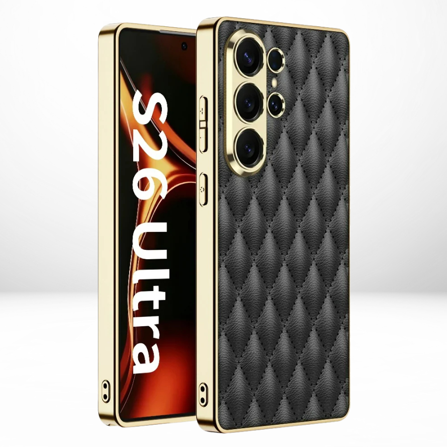 GKK Cushion Leather Case with Front Glass for Samsung Galaxy S26 Ultra