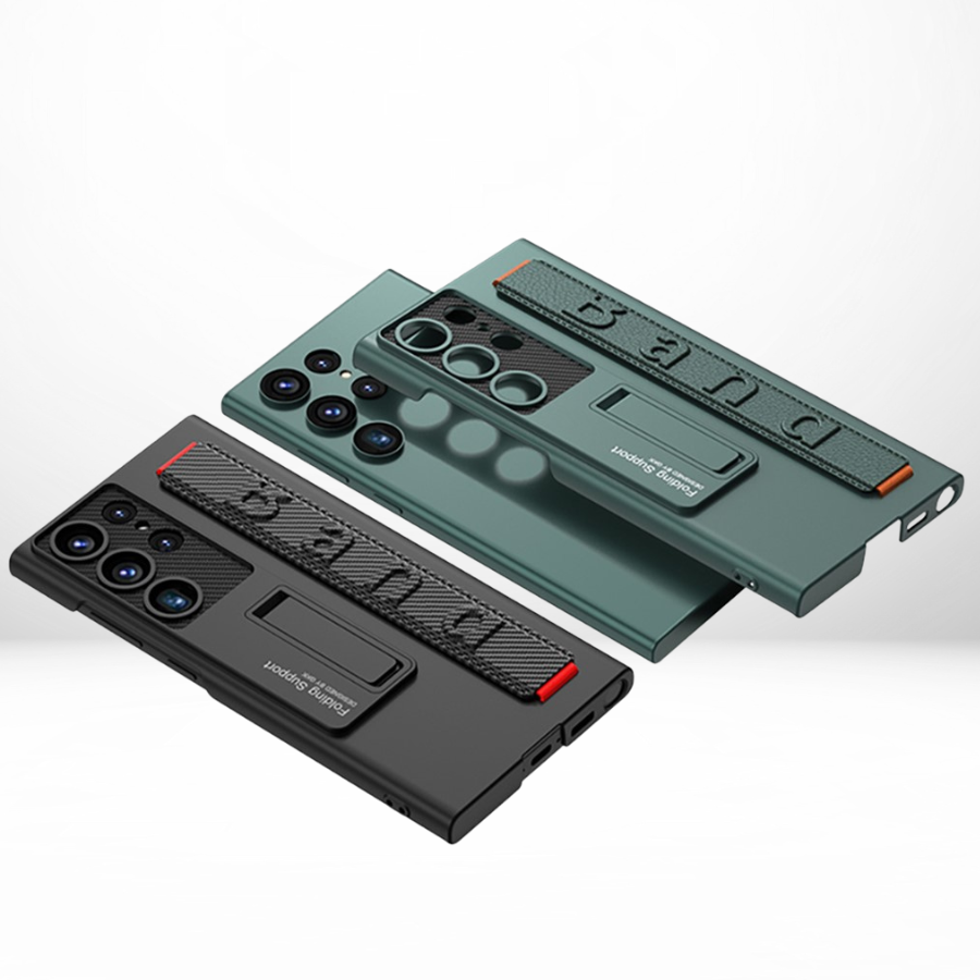 GKK Hard Shell PC Case with Wrist Band & Kickstand for Samsung Galaxy S26 Ultra