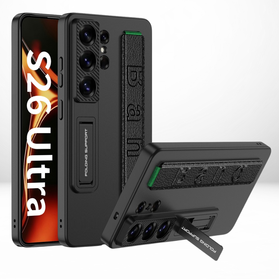 GKK Hard Shell PC Case with Wrist Band & Kickstand for Samsung Galaxy S26 Ultra