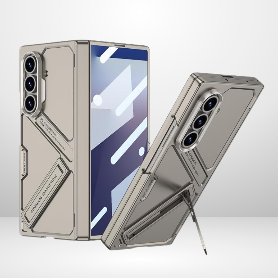 GKK PC Armour Case with Front Glass & Magnetic Hinge for Samsung Galaxy FOLD 8 Ultra