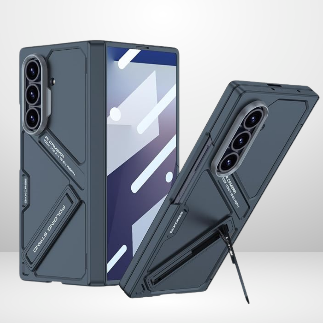 GKK PC Armour Case with Front Glass & Magnetic Hinge for Samsung Galaxy FOLD 8 Ultra
