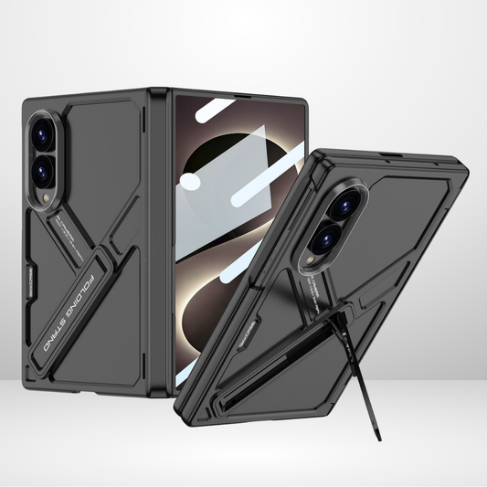 GKK PC Armour Case with Front Glass & Magnetic Hinge for Samsung Galaxy FOLD 8 WIDE