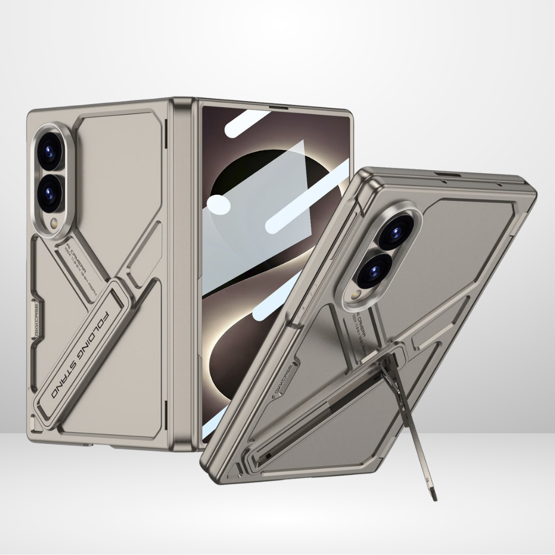 GKK PC Armour Case with Front Glass & Magnetic Hinge for Samsung Galaxy FOLD 8 WIDE