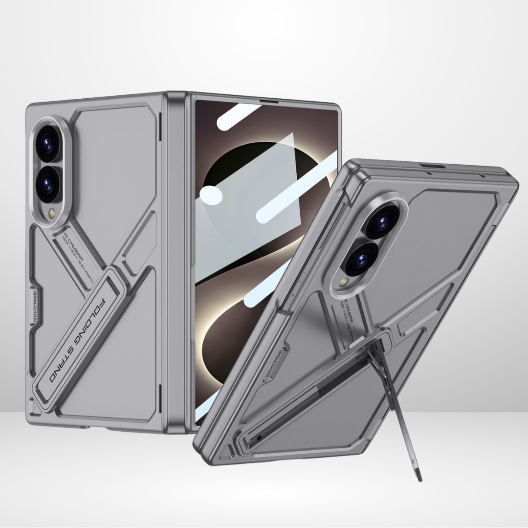 GKK PC Armour Case with Front Glass & Magnetic Hinge for Samsung Galaxy FOLD 8 WIDE