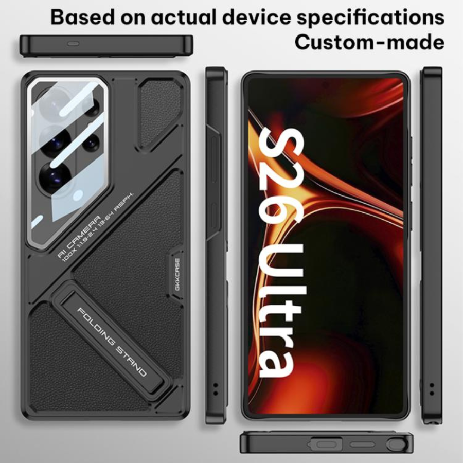 GKK PC Armour Case with Front Glass & Magnetic Hinge for Samsung Galaxy S26 Ultra