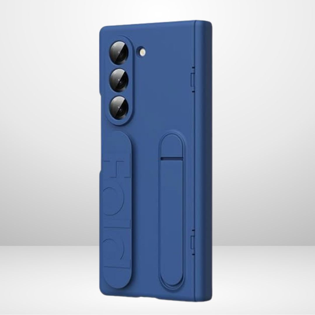 GKK Silicone Hegemony Series with Stand Band & Front Glass Case for Galaxy Fold 7