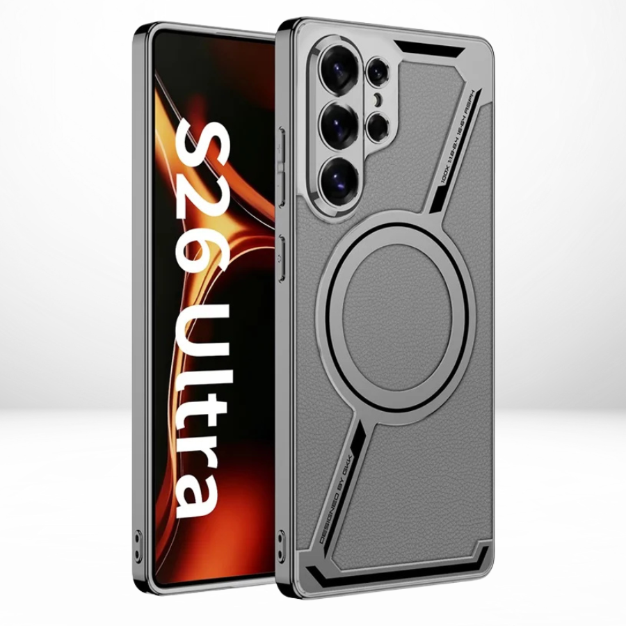 GKK Z Leather MagSafe Case with Front Glass for Samsung Galaxy S26 Ultra