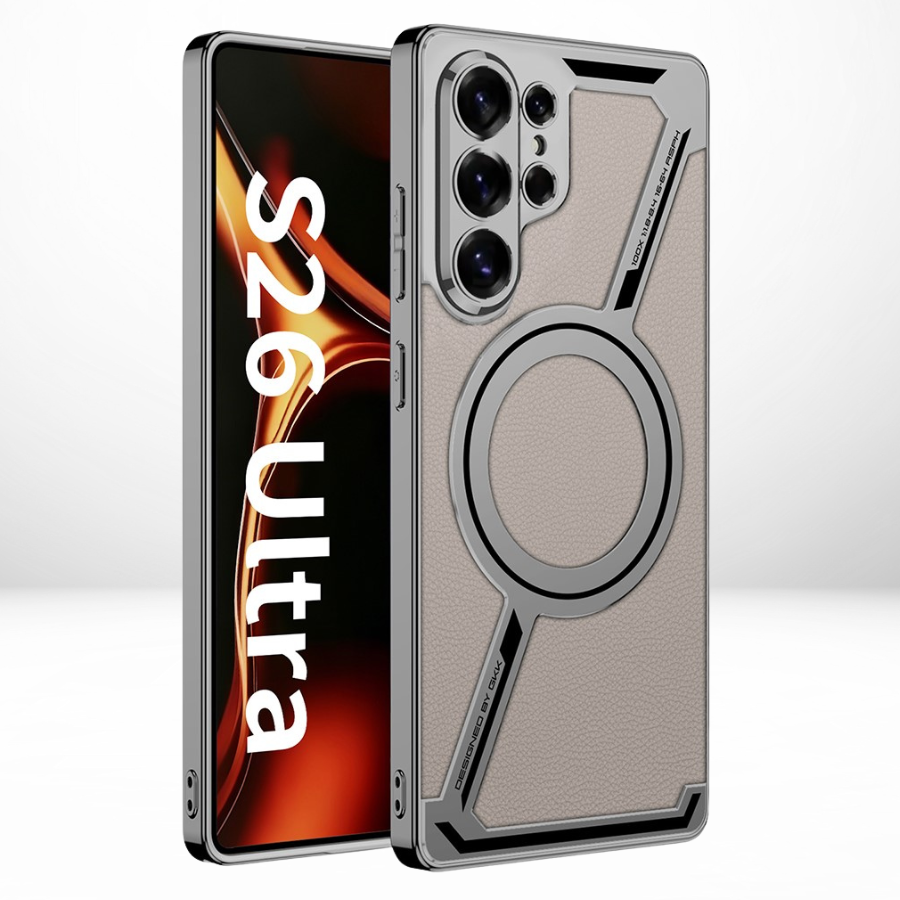 GKK Z Leather MagSafe Case with Front Glass for Samsung Galaxy S26 Ultra