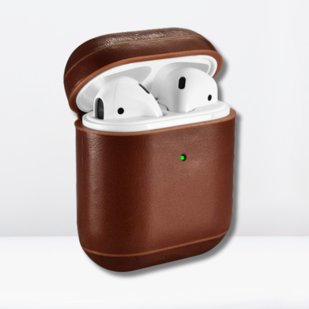 Genuine Leather Case for AirPods 1/2