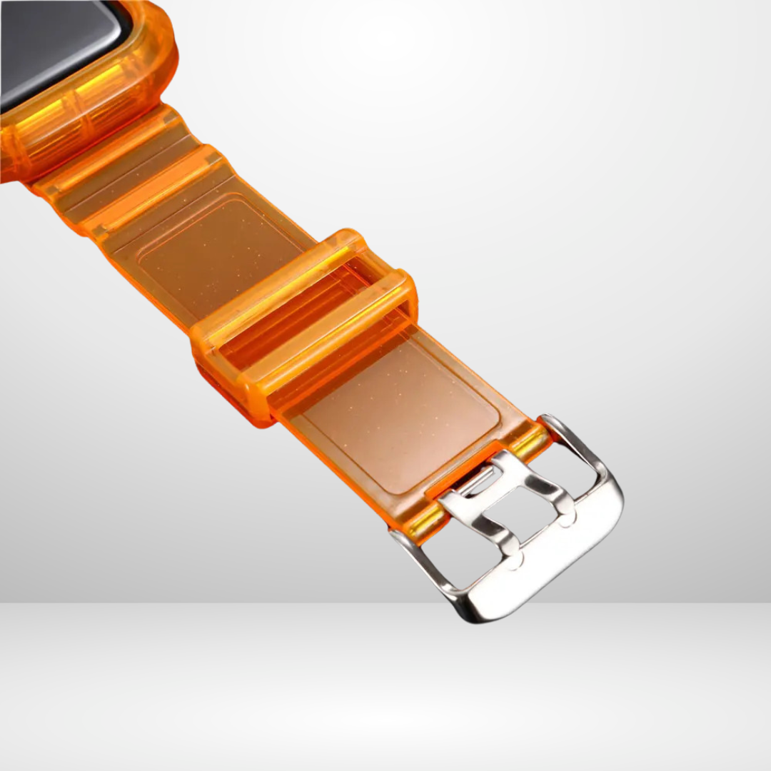 Glacier TPU Clear Sports Watch Band Strap for iWatch 42/44mm