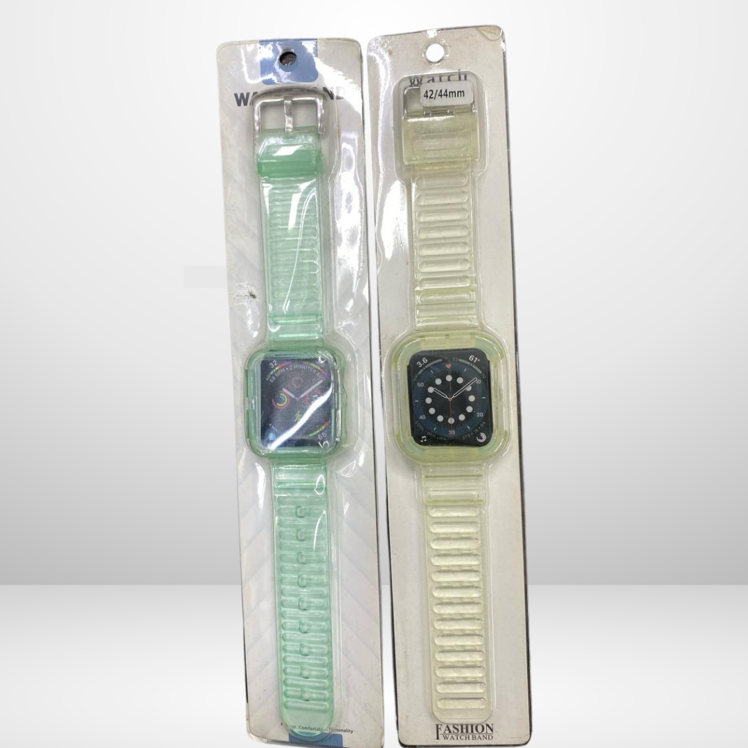 Glacier TPU Clear Sports Watch Band Strap for iWatch 42/44mm