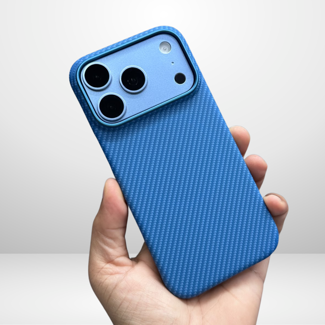 Icon Carbon Fiber kevlar Side Cut Slim MagSafe Case for iPhone 18 Series