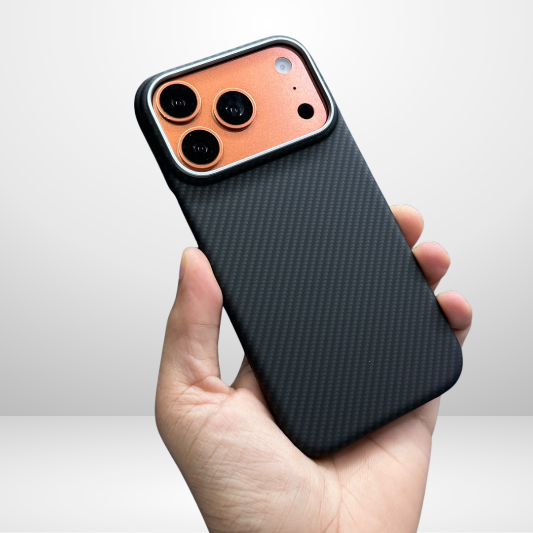 Icon Carbon Fiber kevlar Side Cut Slim MagSafe Case for iPhone 18 Series