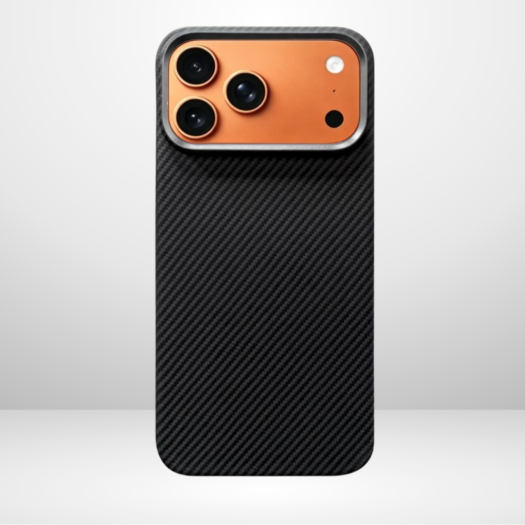 Icon Carbon Fiber kevlar Side Cut Slim MagSafe Case for iPhone 18 Series