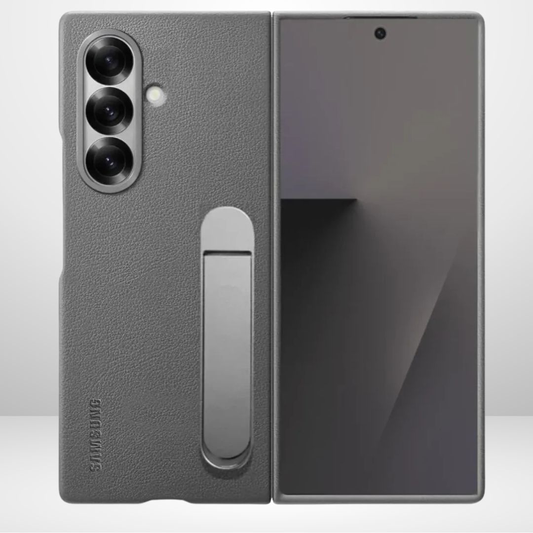 KINDSUIT Leather Case with Metal Stand for Samsung Galaxy Z Fold8 Ultra