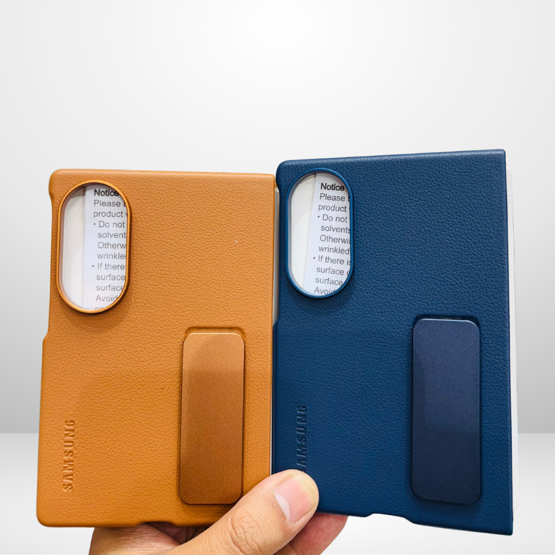 KINDSUIT Leather Case with Metal Stand for Samsung Galaxy Z Fold8 Wide