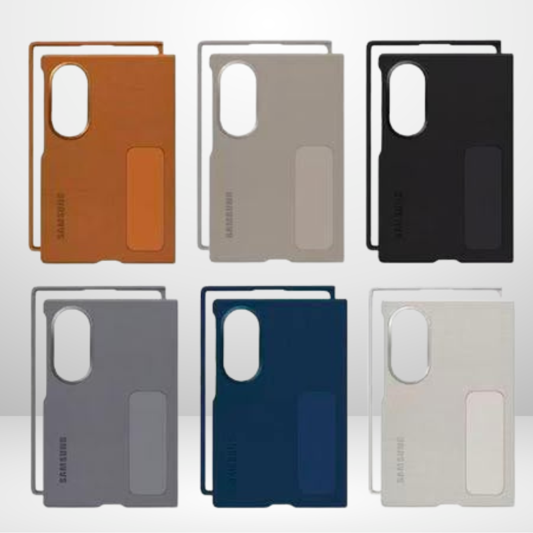 KINDSUIT Leather Case with Metal Stand for Samsung Galaxy Z Fold8 Wide