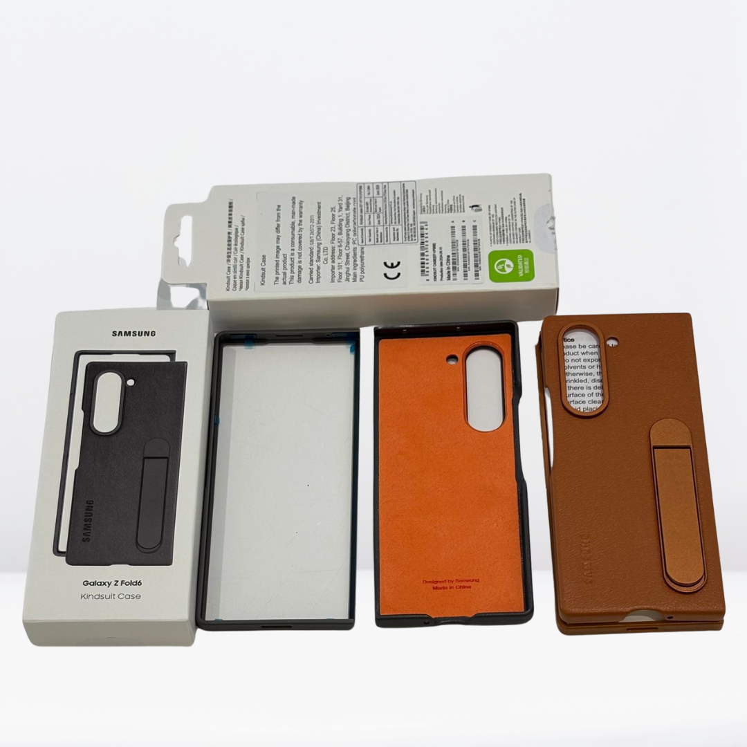 KINDSUIT Leather Case with Stand for Samsung Galaxy Z Fold 6