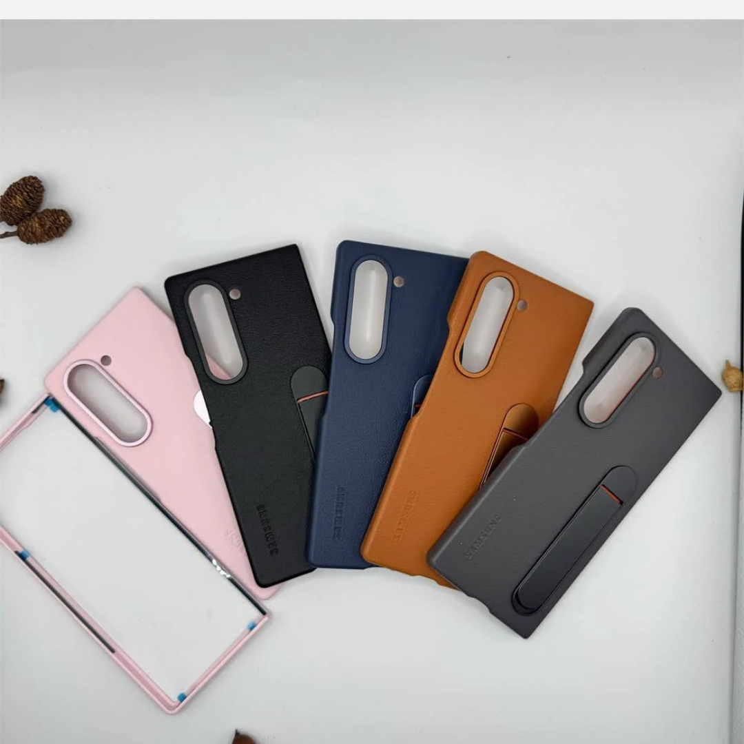 KINDSUIT Leather Case with Stand for Samsung Galaxy Z Fold 6