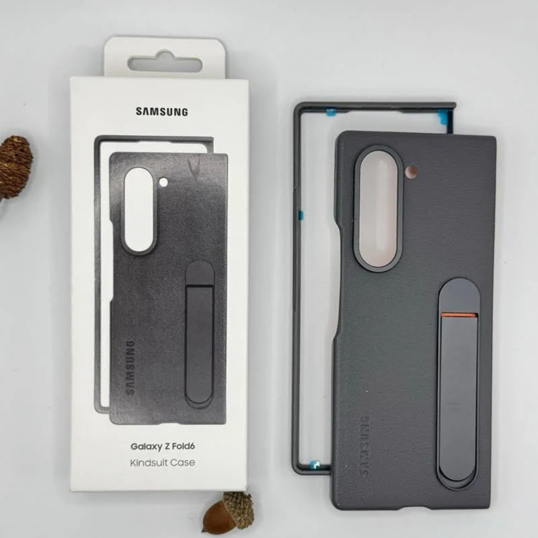 KINDSUIT Leather Case with Stand for Samsung Galaxy Z Fold 6