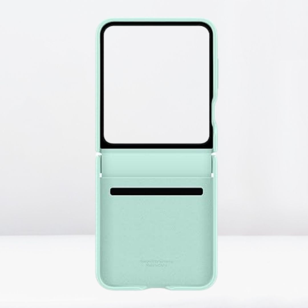 Kindsuit Leather Case for Samsung Galaxy Z Flip 6 (Mint Green)