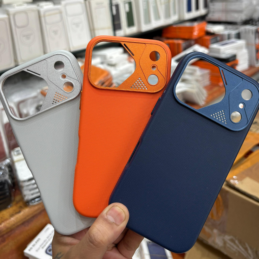 Leather MagSafe Case with Metal Camera Protection for iPhone 17 Series