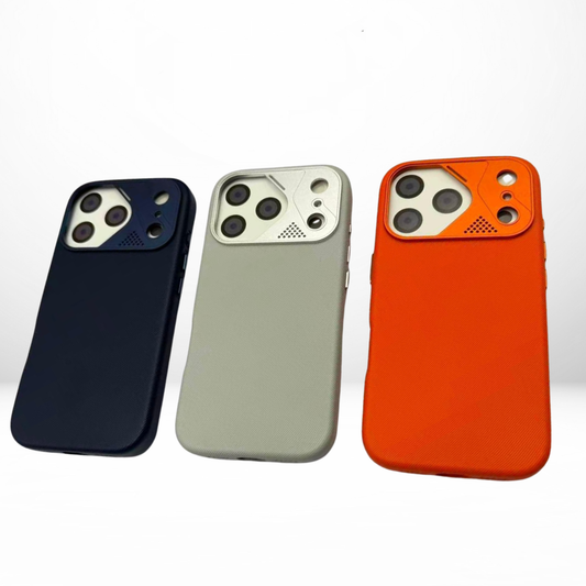 Leather MagSafe Case with Metal Camera Protection for iPhone 17 Series