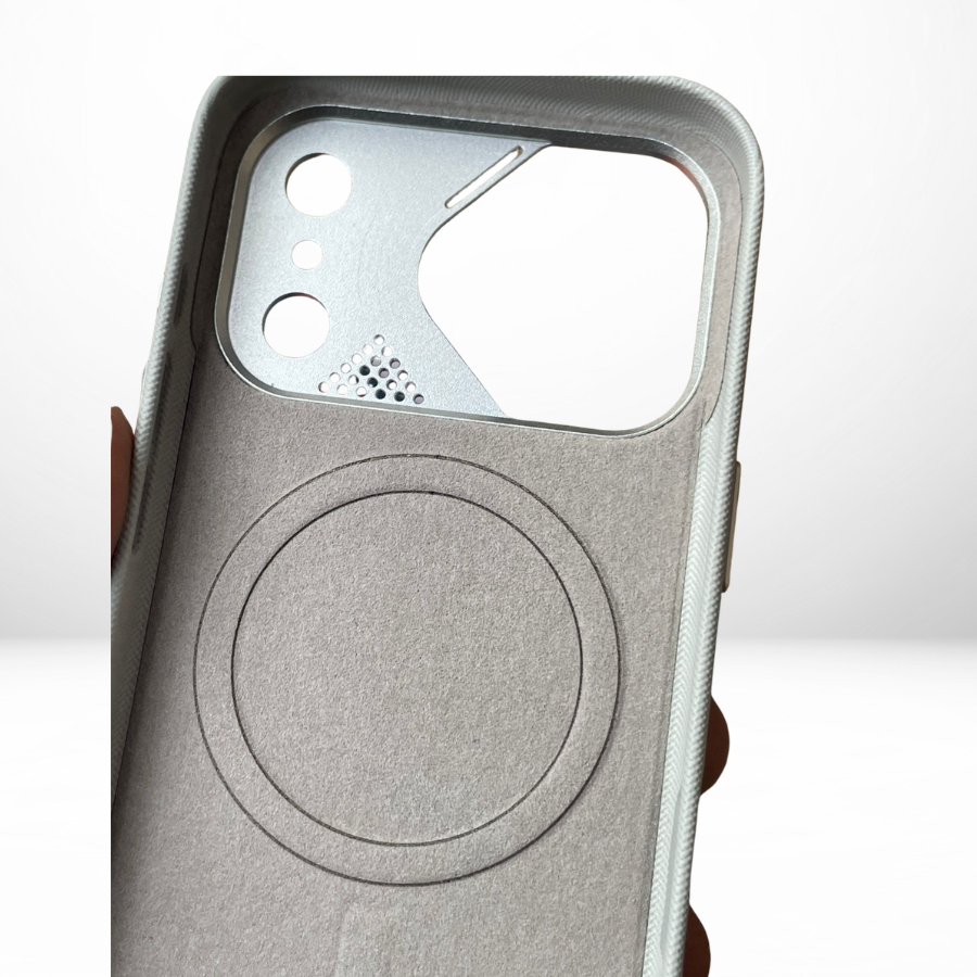 Leather MagSafe Case with Metal Camera Protection for iPhone 17 Series