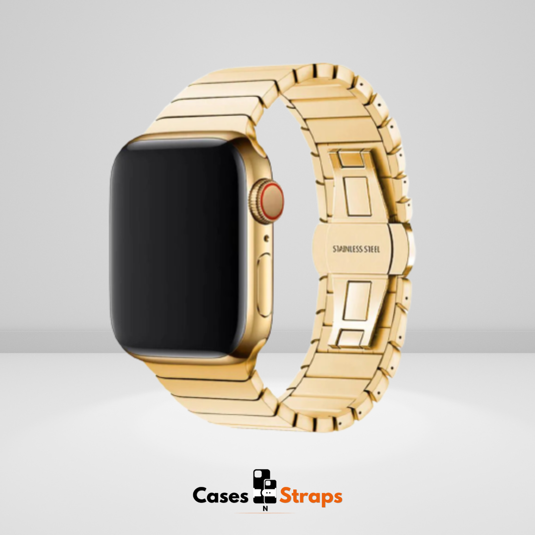 Link Bracelet Stainless Steel iWatch Gold Color