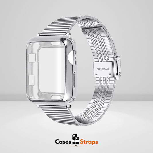 Link Bracelet Stainless Steel iWatch Silver Color