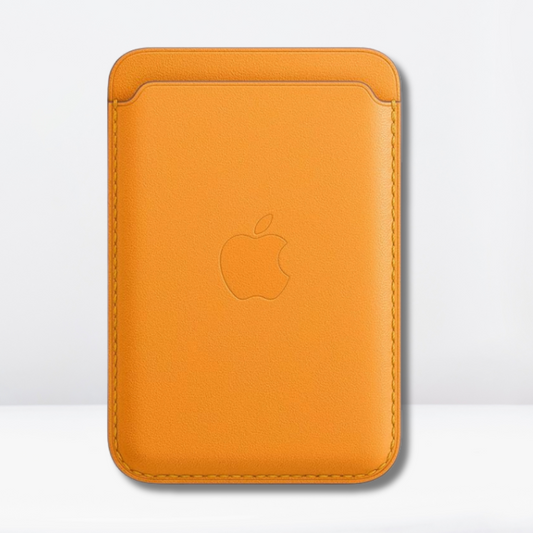 Magnetic Leather MagSafe Wallet without IC for iPhone