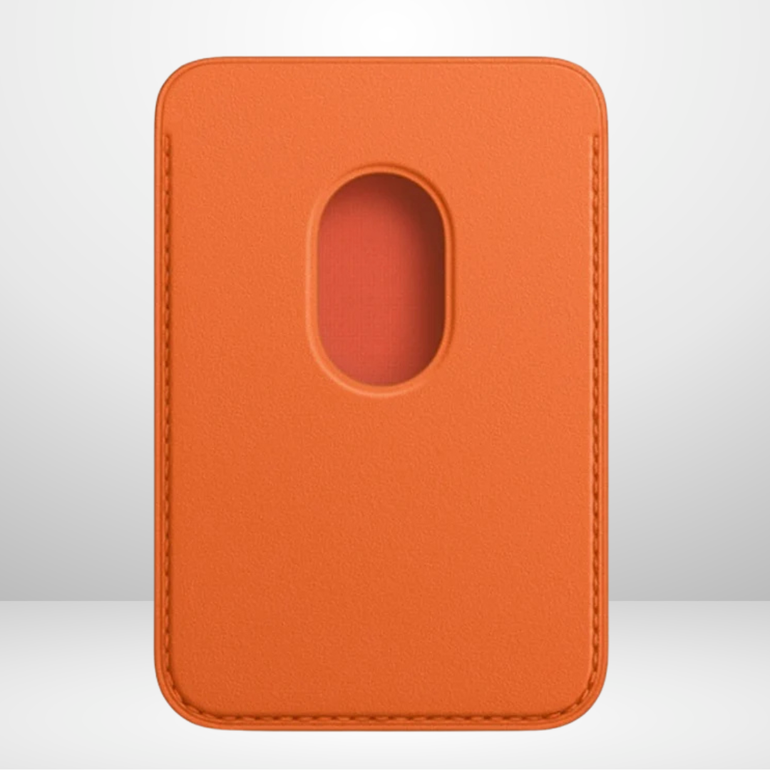 Magnetic Leather MagSafe IC Wallet  for iPhone