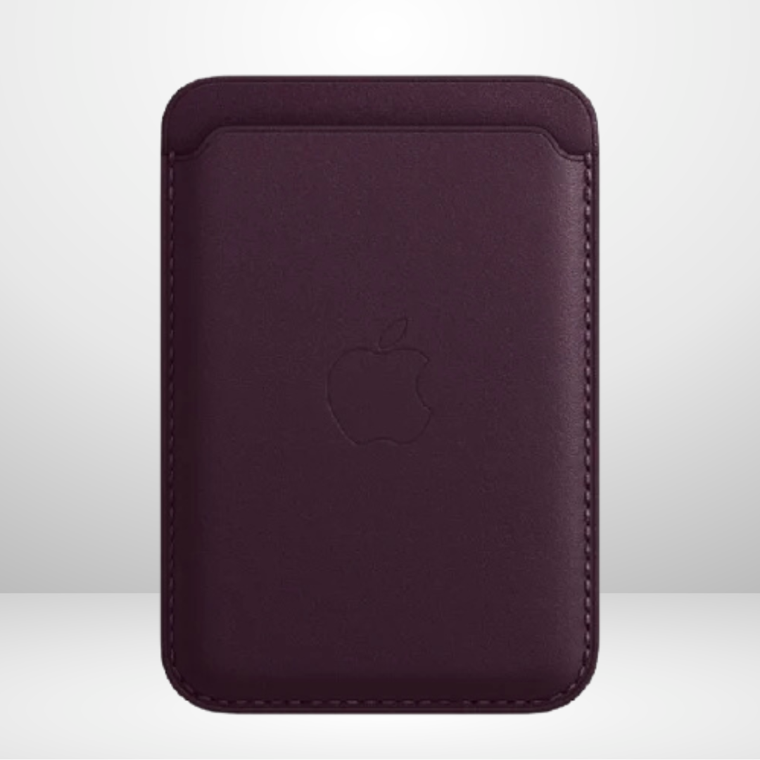 Magnetic Leather MagSafe IC Wallet  for iPhone