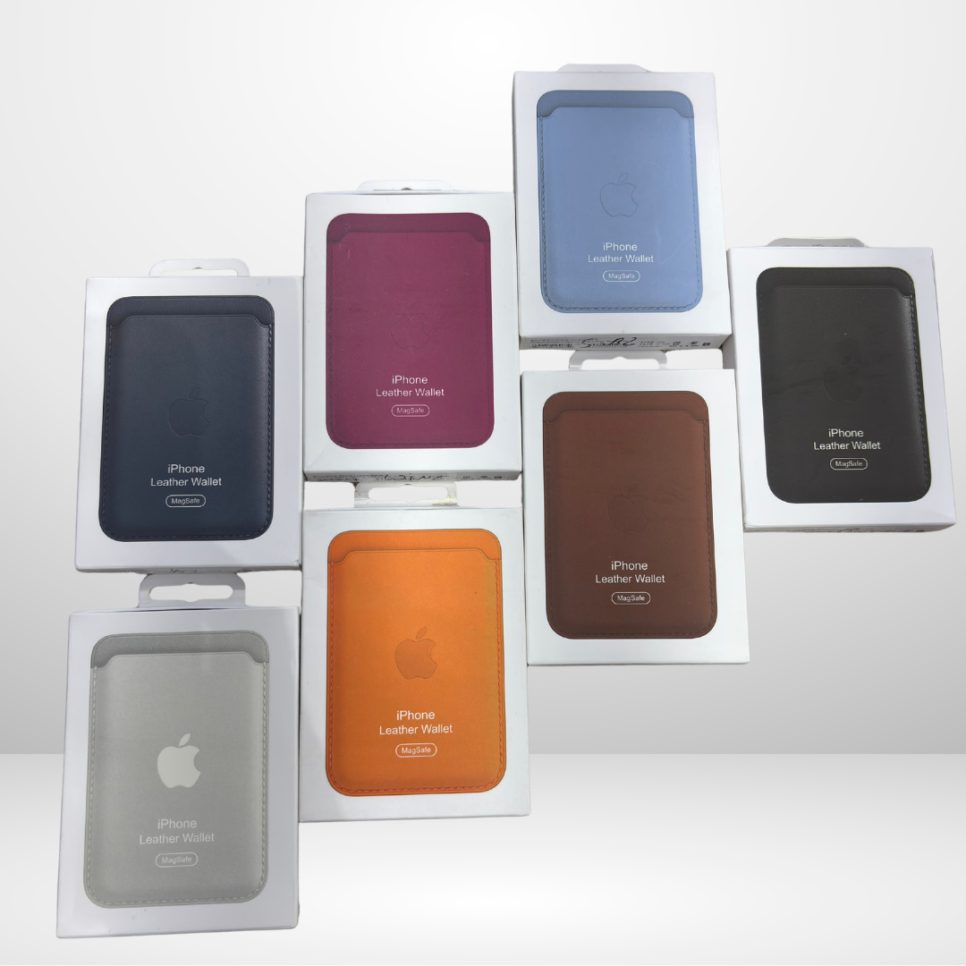 Magnetic Leather MagSafe IC Wallet  for iPhone