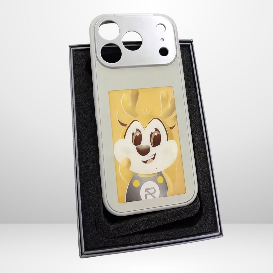 NFC DIY E-ink Screen Phone Case 17 Pro/ 17 Pro Max (Grey)