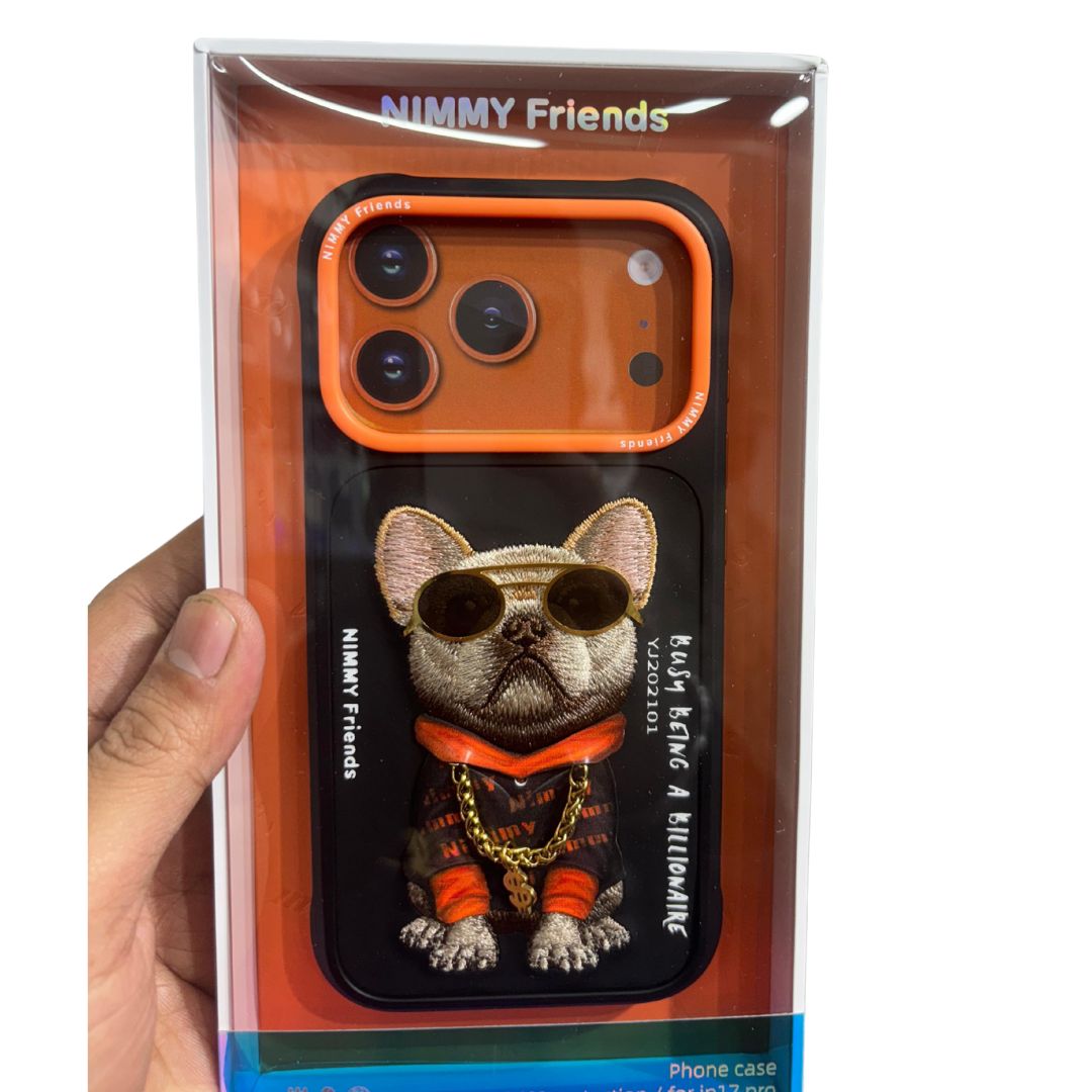 NIMMY Glasses Cool Pug Chain Series with Camera Control button for the iPhone 17 series