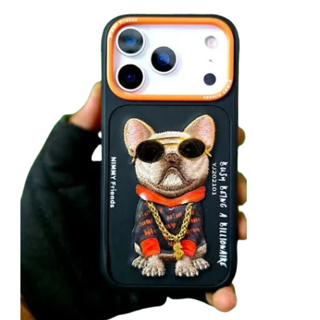 NIMMY Glasses Cool Pug Chain Series with Camera Control button for the iPhone 17 series