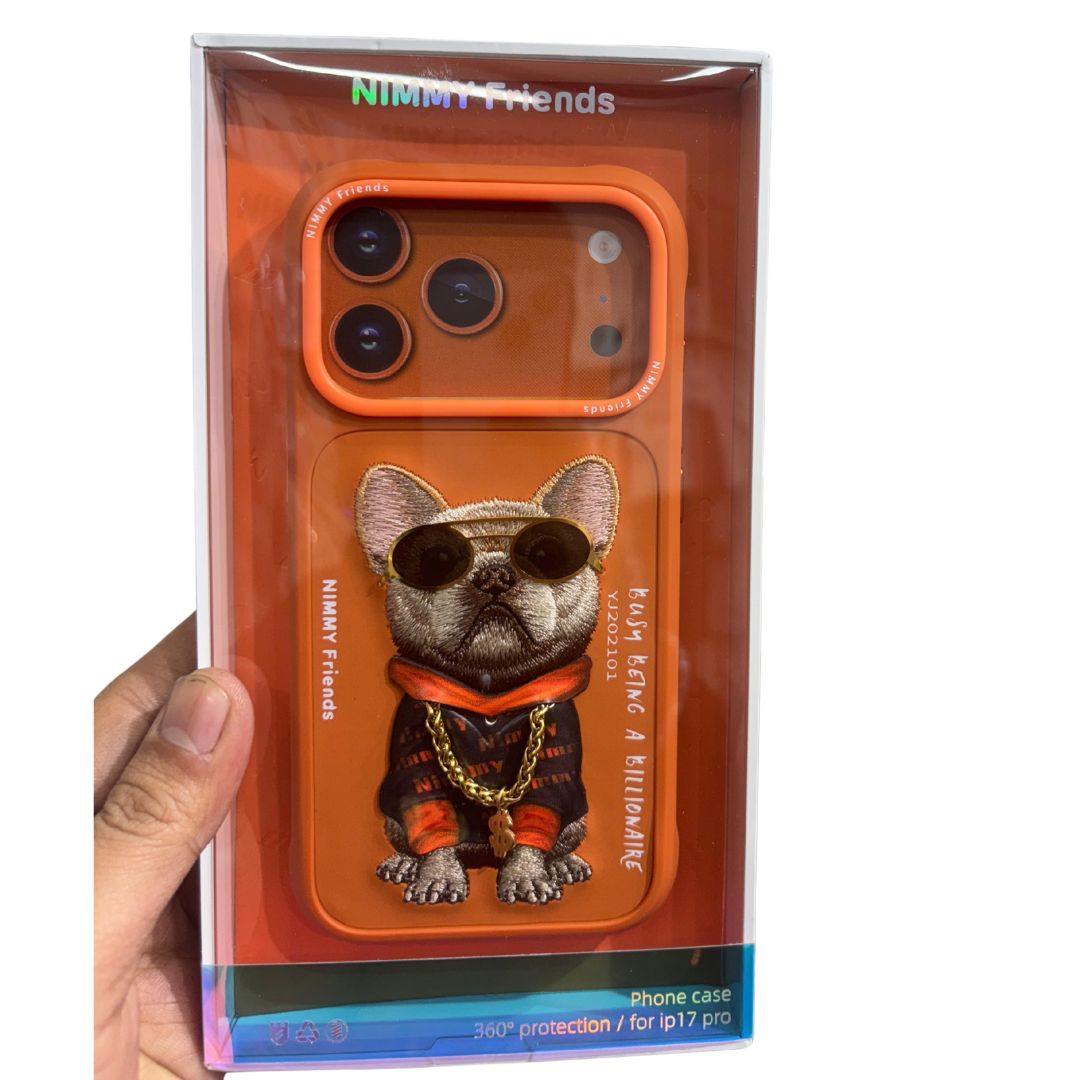 NIMMY Glasses Cool Pug Chain Series with Camera Control button for the iPhone 17 series