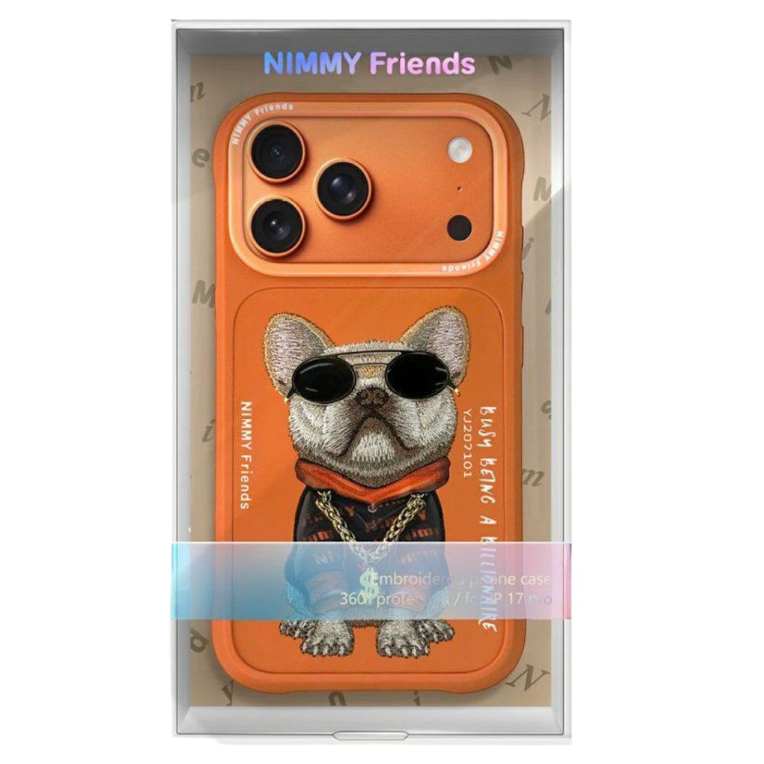 NIMMY Glasses Cool Pug Chain Series with Camera Control button for the iPhone 17 series