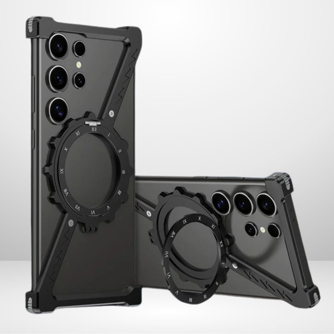 NY METAL FRAMELESS Z DESIGN Case for Samsung Galaxy S24 Ultra / S25 Ultra
