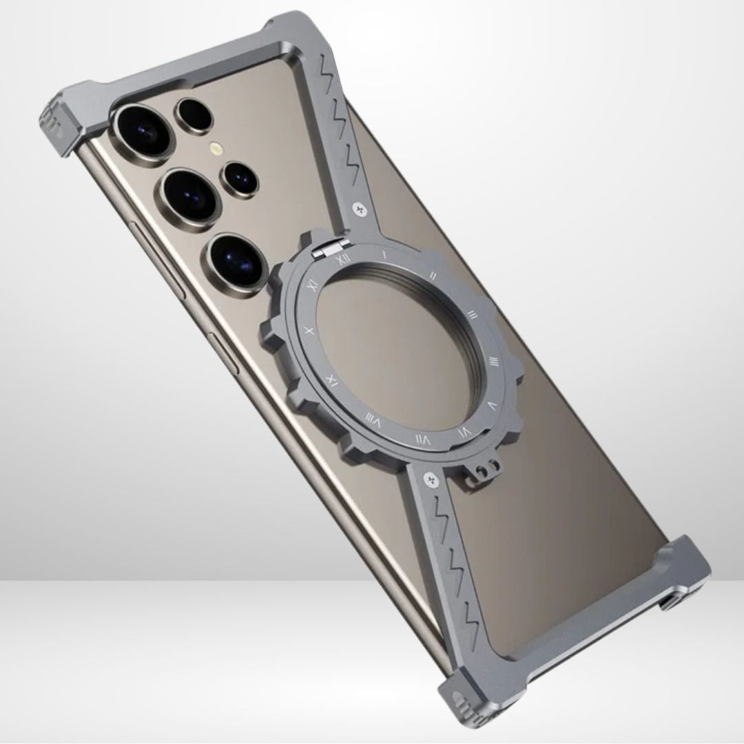 NY METAL FRAMELESS Z DESIGN Case for Samsung Galaxy S24 Ultra / S25 Ultra