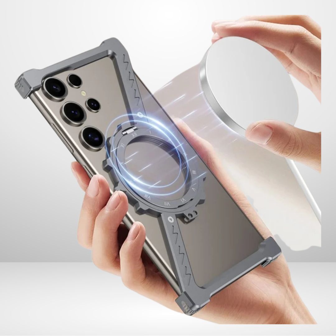 NY METAL FRAMELESS Z DESIGN Case for Samsung Galaxy S24 Ultra / S25 Ultra