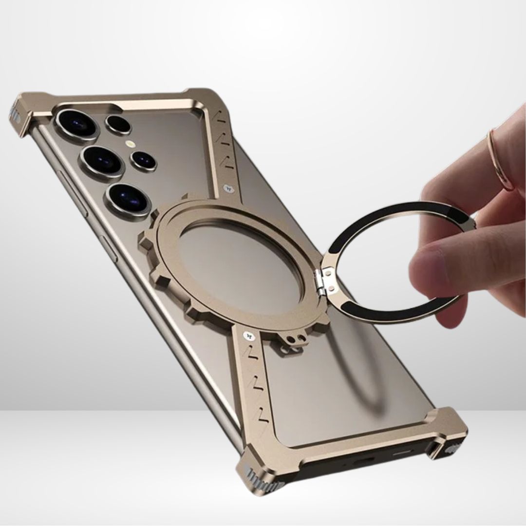 NY METAL FRAMELESS Z DESIGN Case for Samsung Galaxy S24 Ultra / S25 Ultra